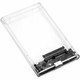Hard Drive Enclosure 2.5 Inch USB 3.0 SATA Case External Clear Caddy HDD SSD